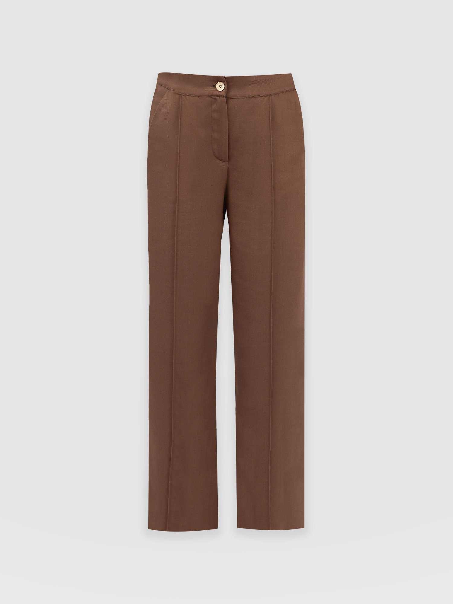 Spencer Pant Brown - Women's Pants | Saint + Sofia® USA